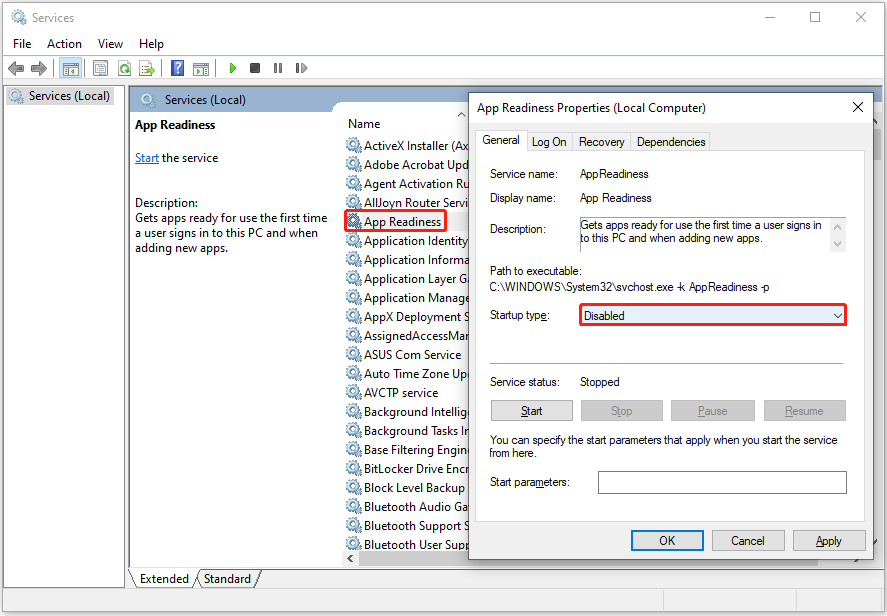 Explorer.exe Tidak Dimulai saat Startup Windows 7 Matikan Kesiapan Aplikasi
