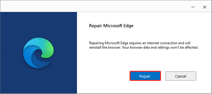 Bagaimana Memperbaiki Kesalahan Msedge.exe di Windows? Coba Empat Metode 5 memperbaiki Microsoft Edge