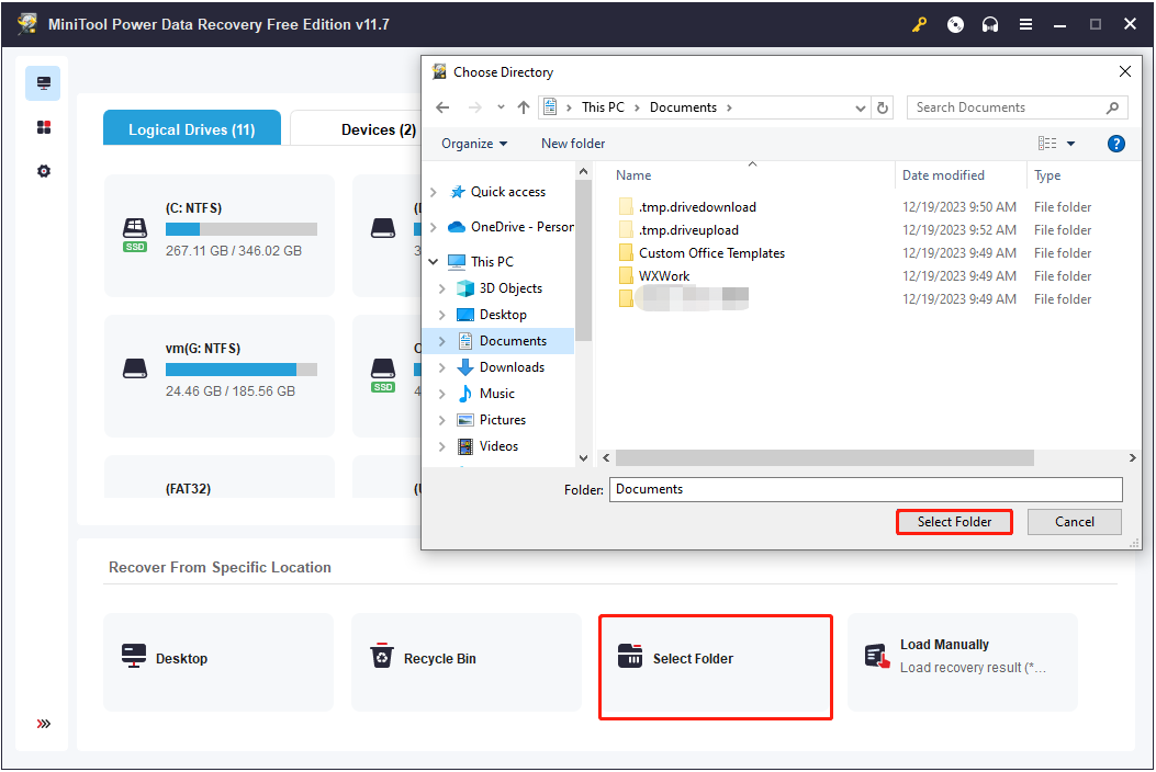 Cara Memperbaiki Google Drive Menghapus File Secara Acak 7 memindai folder Dokumen