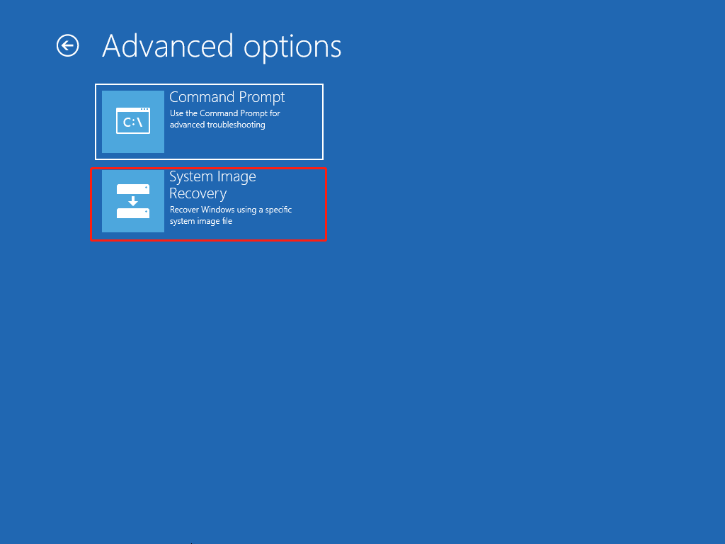 Bagaimana Cara Reset Pabrik Windows Server 2022? Begini Caranya! 9 Pilih Pemulihan Citra Sistem