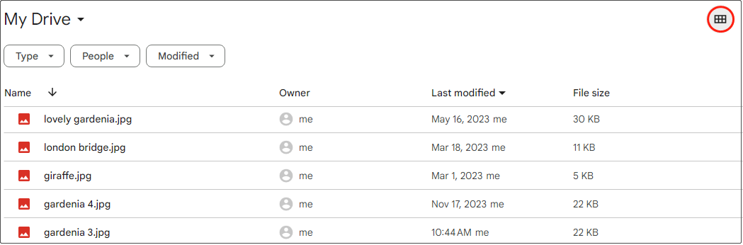 Cara Menghapus File Duplikat Dari Google Drive 3 melihat file demi daftar file