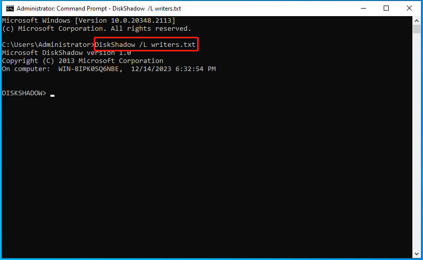 Pencadangan Status Sistem Windows Server Gagal? Begini Cara Memperbaikinya! 11 ketik perintah