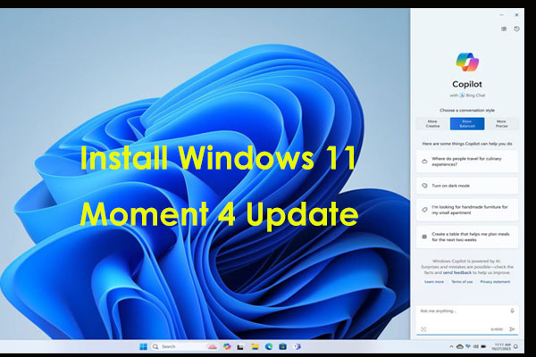 Guide on How to Install Windows 11 Moment 4 Update in 2 Ways