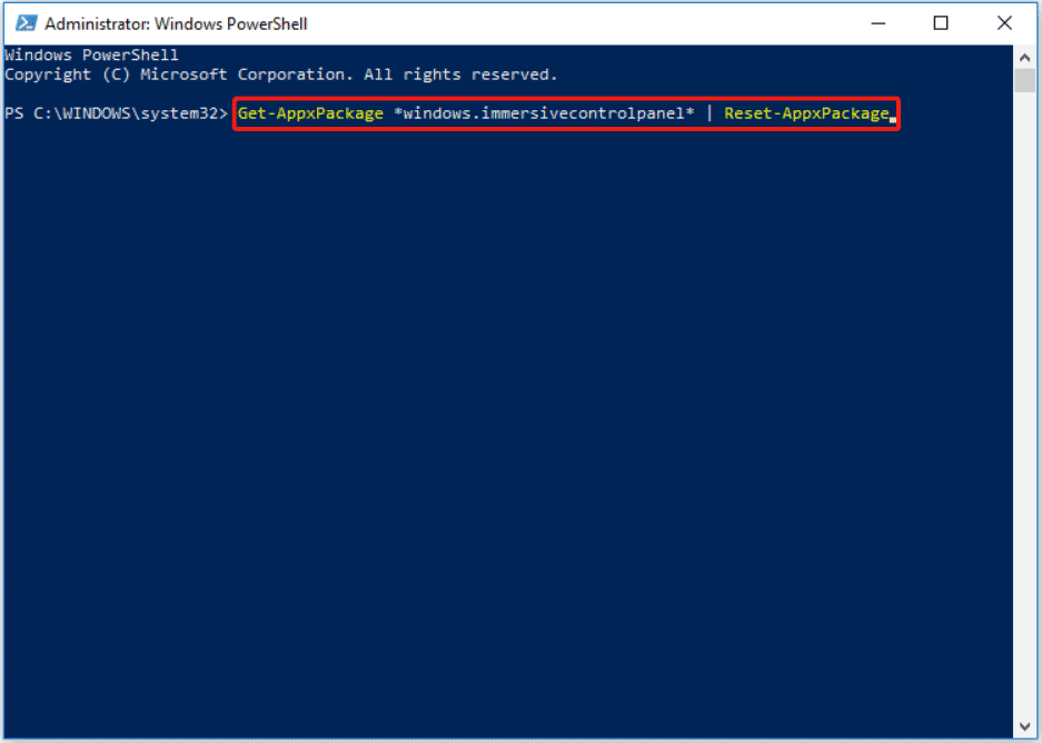 Pengaturan Windows mogok di Windows 11/10? Perbaiki melalui 4 Cara! 5 setel ulang aplikasi Pengaturan Windows