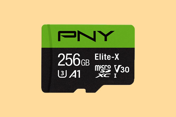 PNY Elite-X MicroSD Cards: 32GB/ 64GB/ 128GB/ 256GB/ 512GB