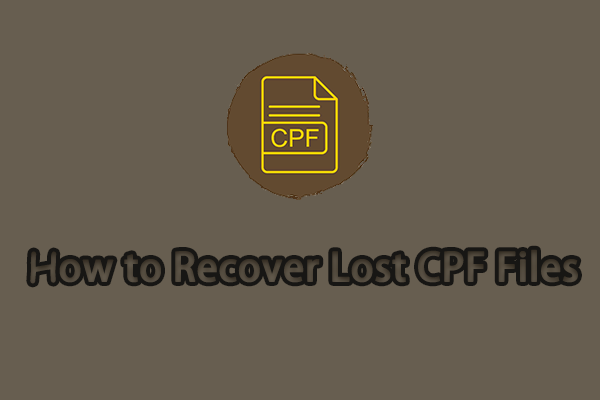 Tech-Savvy Recovery Guide: How to Recover Lost CPF Files