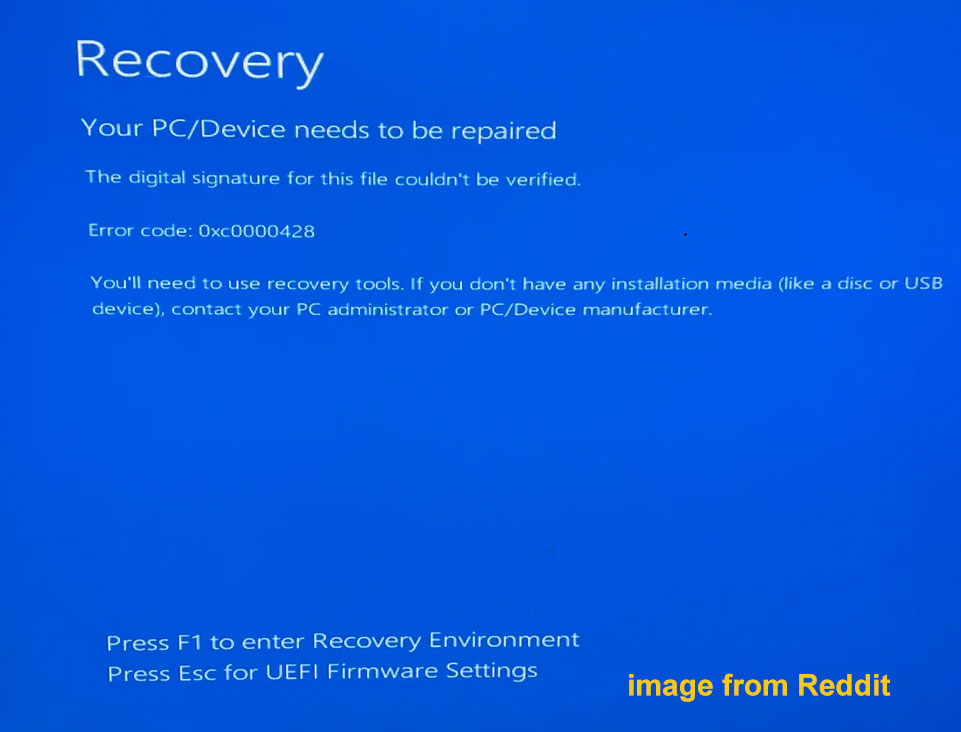 r.xoxo様ご確認ページ Error Code 0xc0000428: Why & How to Fix in Windows 11/10/7?
