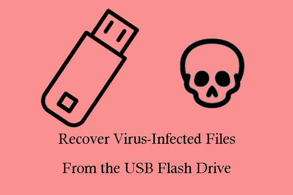 How to Recover Virus-Infected Files From the USB Flash Drive