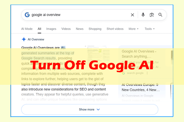 How to Turn Off Google AI Features on PC? Here’s the Guide