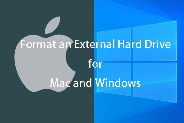 how to reformat external hard drive for pc from mac