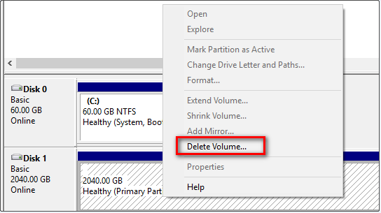 select Hard Disk Drive