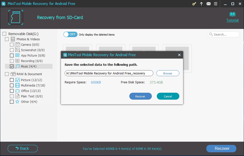 recover lost files after android update install software driver