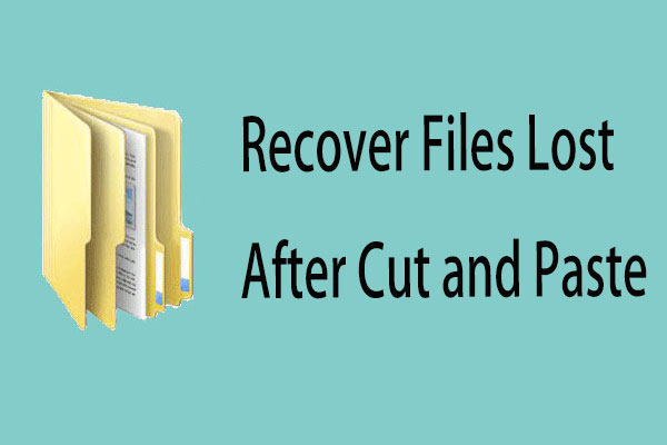 recover files after cut and paste thumbnail