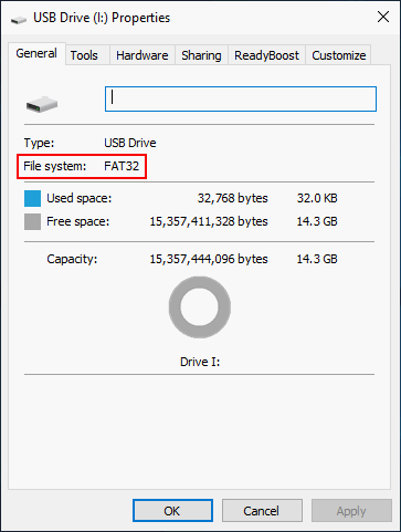 FAT32 file system