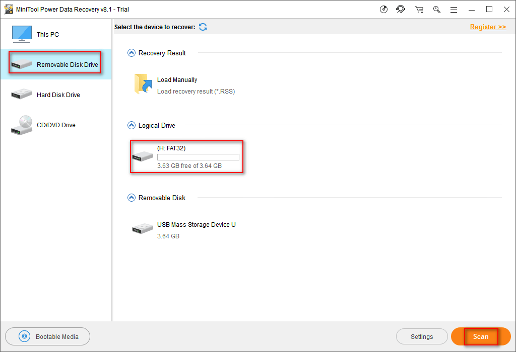 recover fat32 solid drive