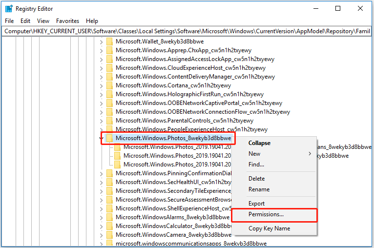 How to Fix Invalid Value for Registry Error When Opening Photos MiniTool