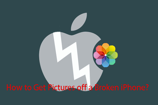 how to get pictures off broken iPhone