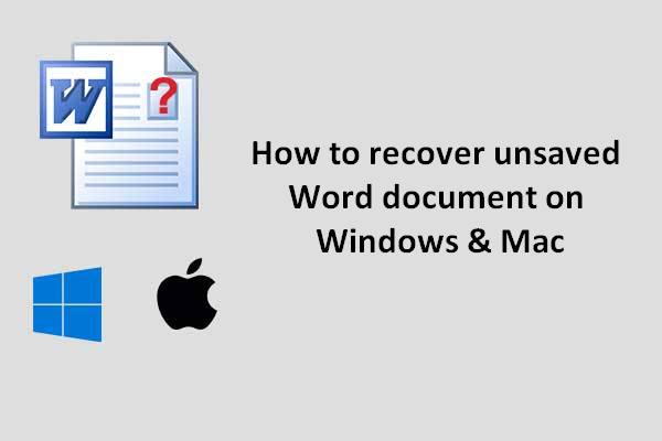 Lost word document how to retrieve it