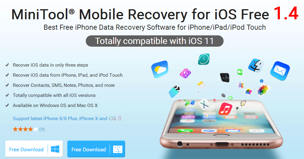 minitool mobile recovery for ios