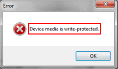 SD card is write-protected