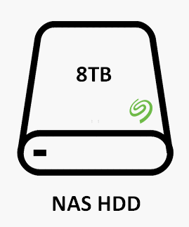 Seagate 8TB NAS HDD