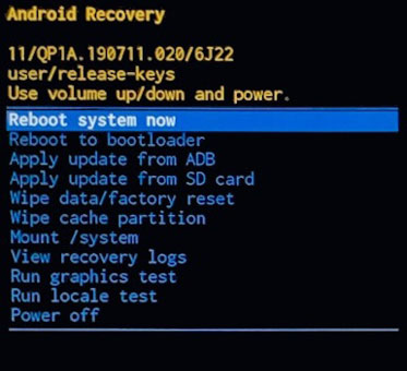 Android Recovery Mode