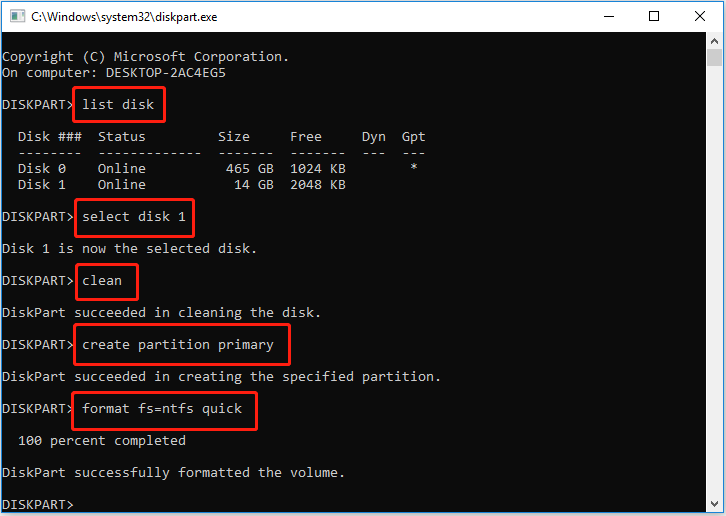 format partition