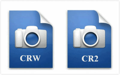CRW and CR2 photo files