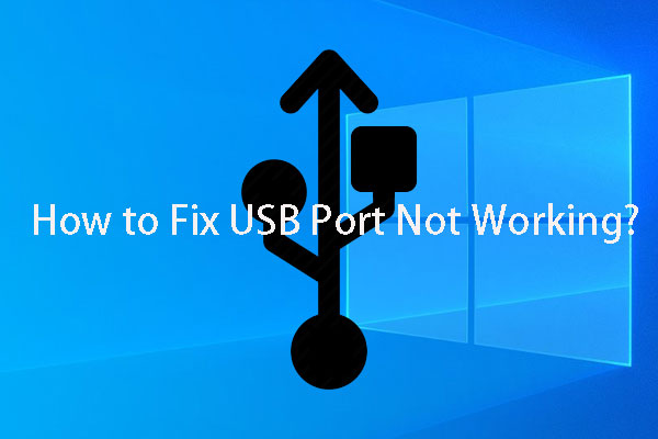 USB port not working
