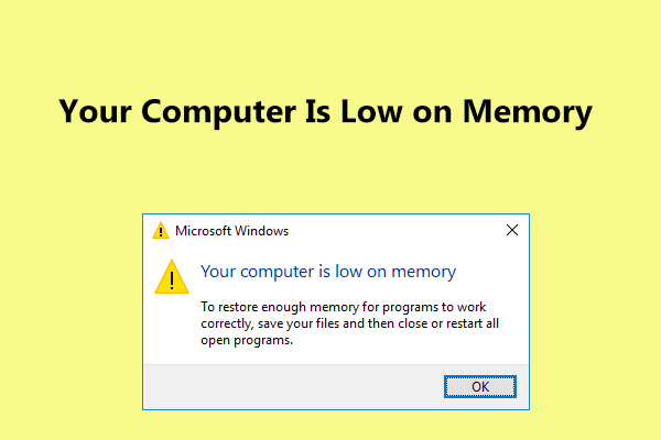 computer low on memory thumbnail