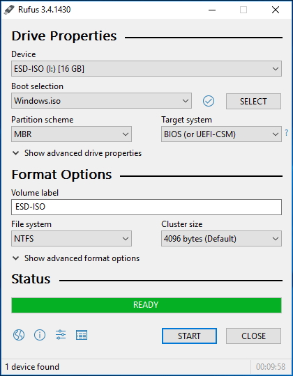 how to copy iso to usb windows 10