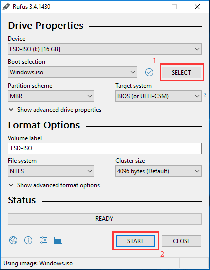 microsoft tool to make bootable usb iso to usb