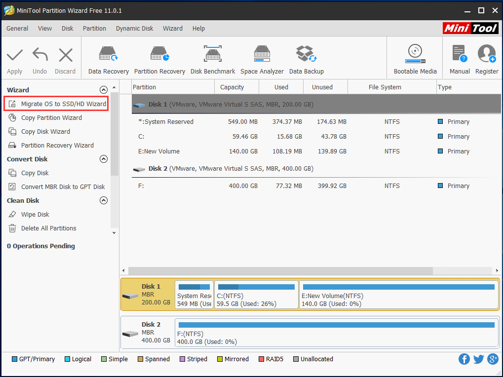 Clone OS HDD to with 2 Powerful Cloning Software