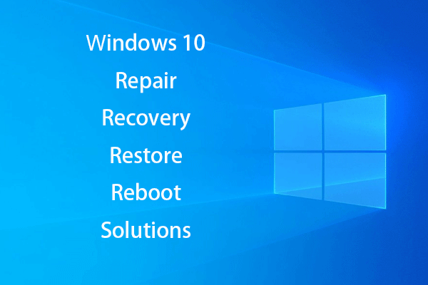 windows 10 repair recovery disk thumbnail