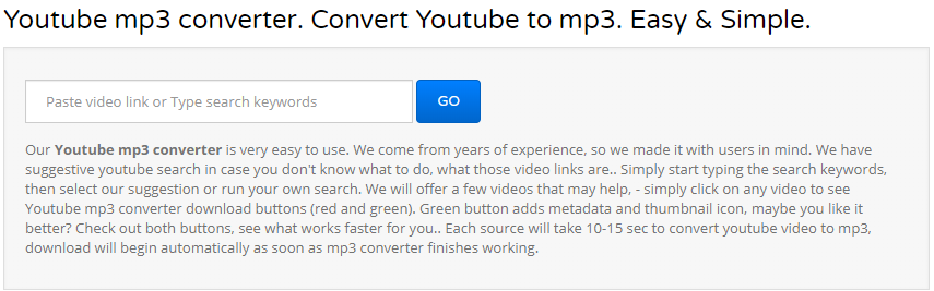 converter vídeo do YouTube para MP3 online