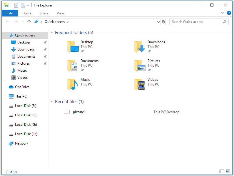 open File Explorer on another PC