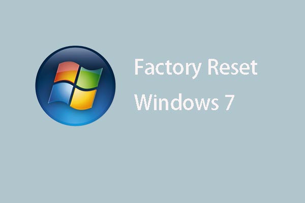 factory reset windows 7 thumbnail