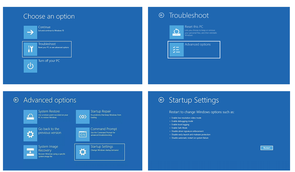 hp elitedesk safe mode