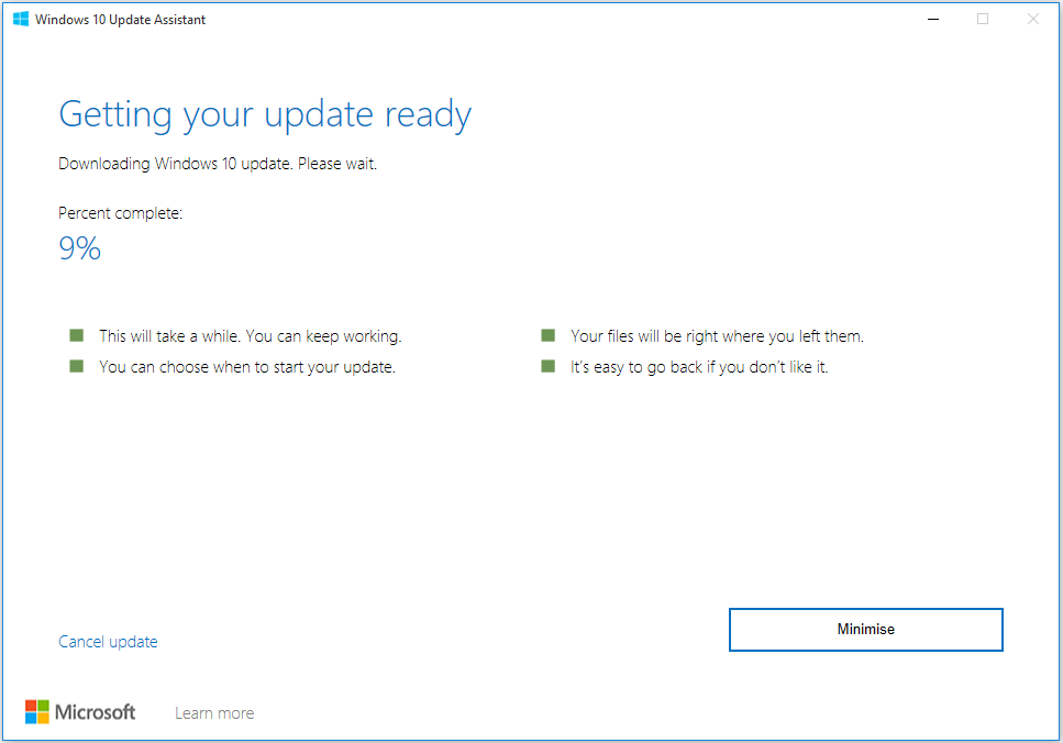 Download Windows 10 Update Assistant to Install Version 1903 - MiniTool