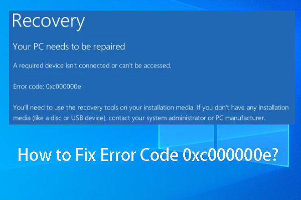 How Can You Fix Error Code 0xce In Windows 10