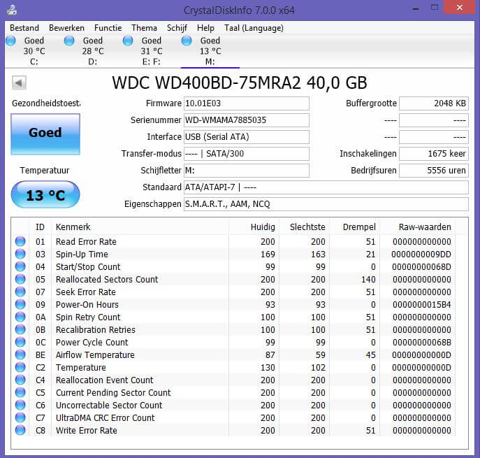 toshiba ssd health check