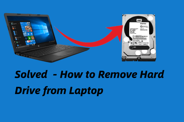 how to remove hard drive from laptop