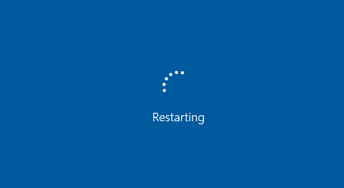 restart Asus computer