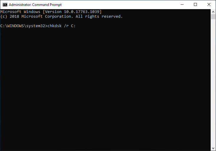 CHKDSK