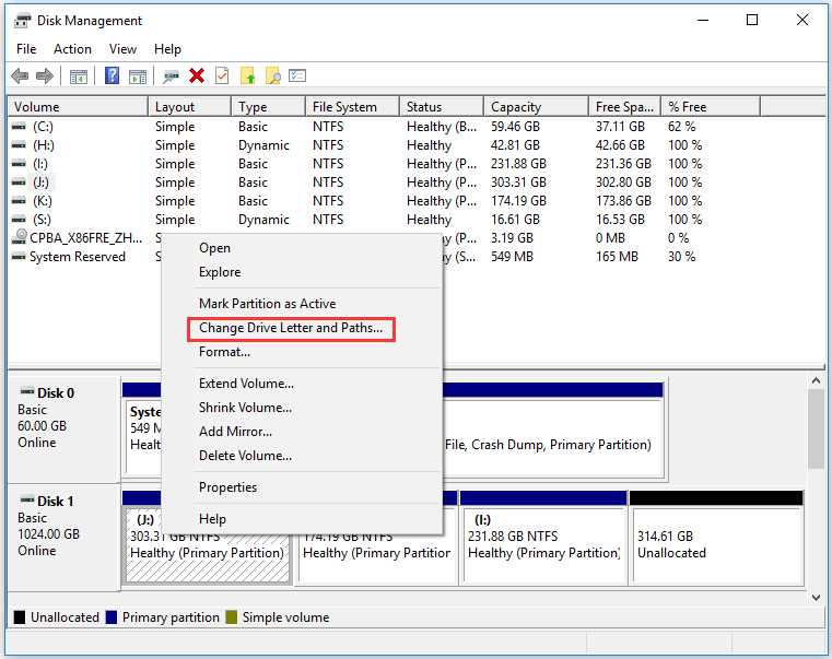 cannot assign drive letter to sd card