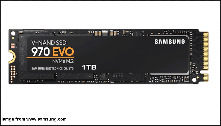 Samsung 970 EVO NVMe SSD