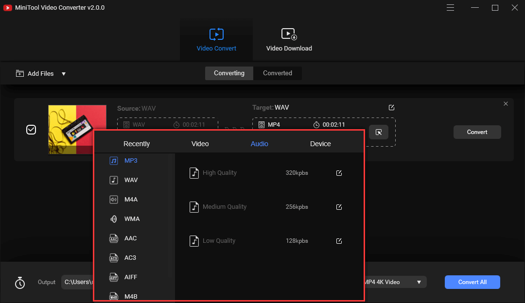 WAV VS MP3 What Are the Differences and How to Convert?