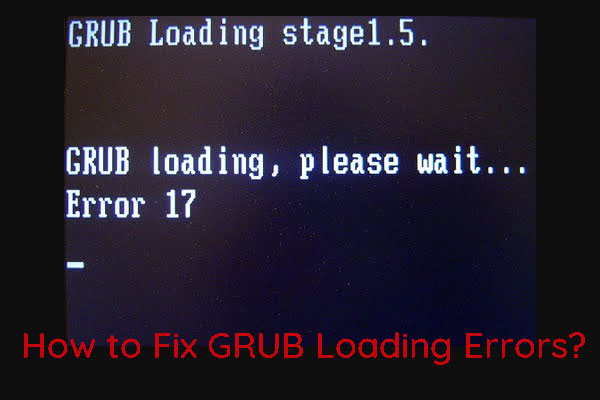 grub error not an assignment