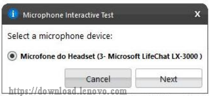 Microphone Interactive test