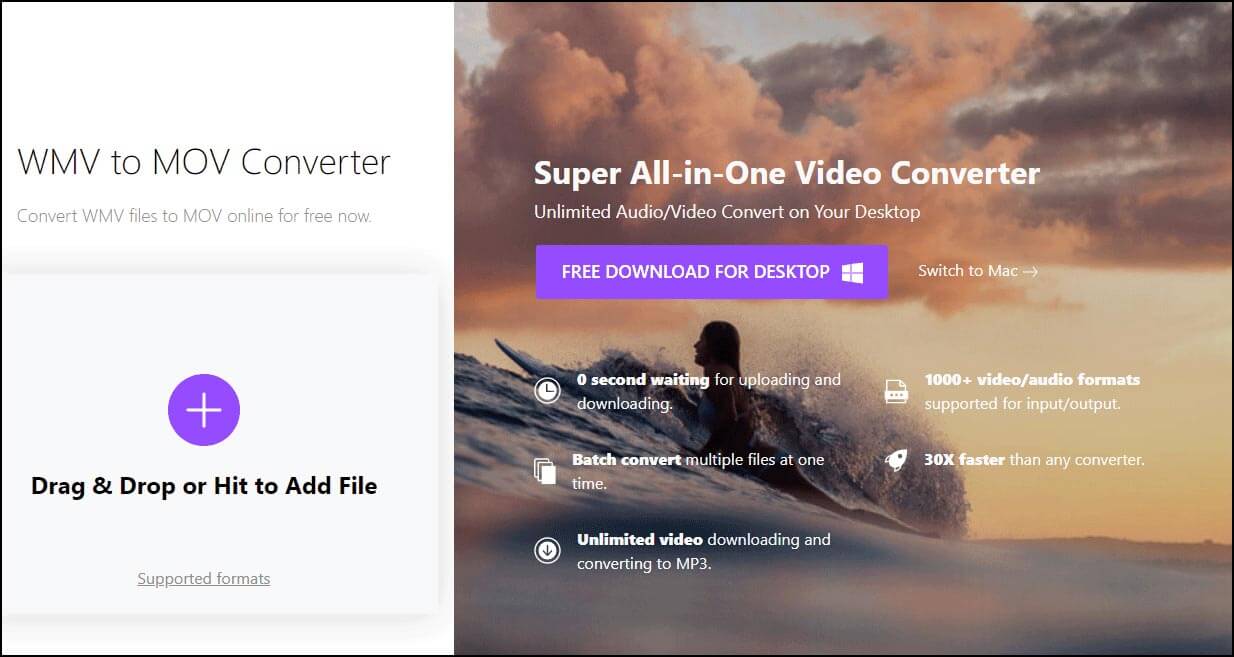 Top 9 Ways to Convert WMV to MOV and Vice Versa